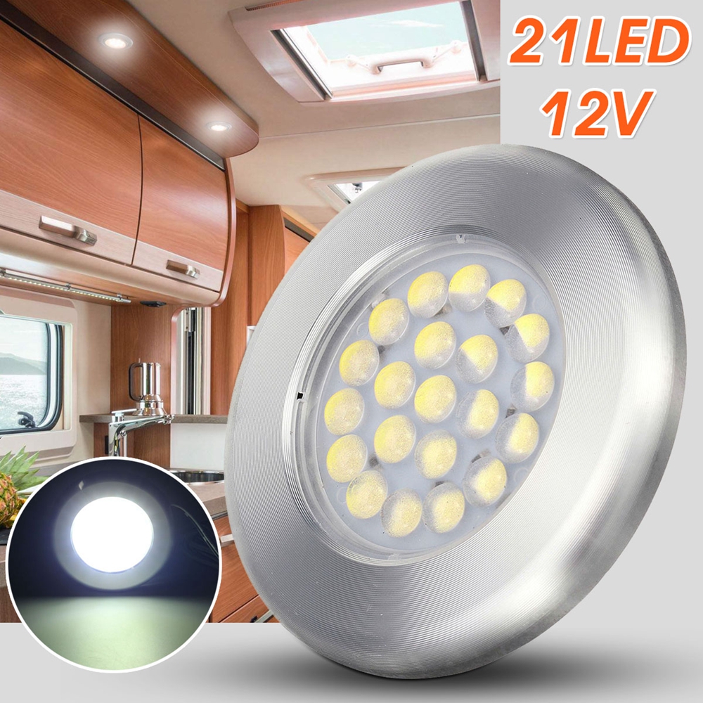 12V-21-LED-Spot-Light-Ceiling-Lamp-For-Caravan-Camper-Van-Motorhome-Boat-1441780