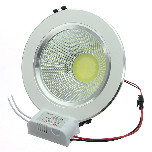 12W-COB-LED-Ceiling-Down-Light-Silver-Shell-Belt-Drive-85-265V-925290