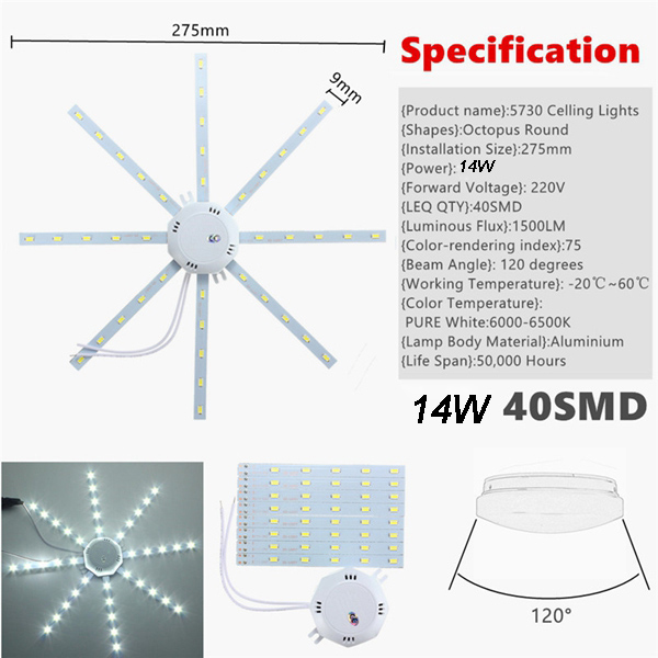 14W-5730-SMD-Kitchen-Bedroom-Light-LED-Ceiling-Lamp-Bulb-Fixture-220V-1079233