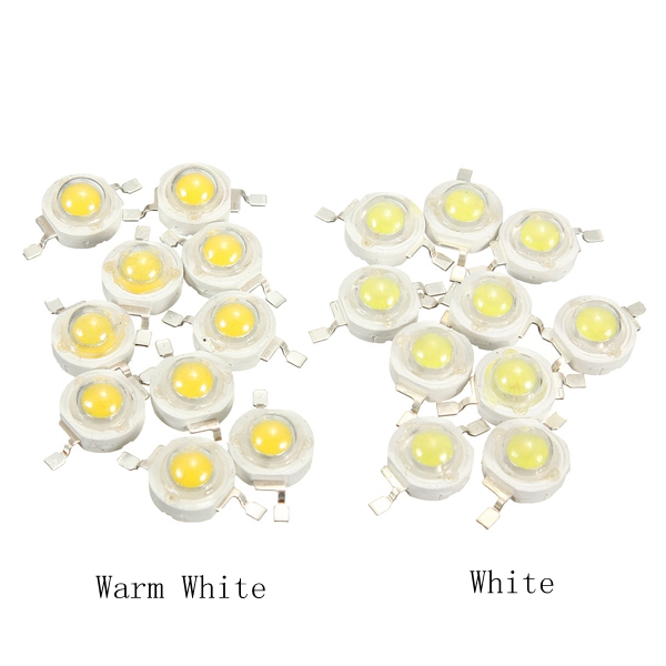 10pcs-3W-LED-Lamp-Bulb-Chips-200-230Lm-WhiteWarm-White-Beads-960389