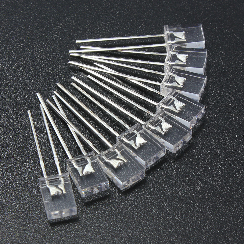 100pcs-2x5x7mm-Rectangular-Square-LED-Diodes-Water-Clear-DIY-Lighting-1075742