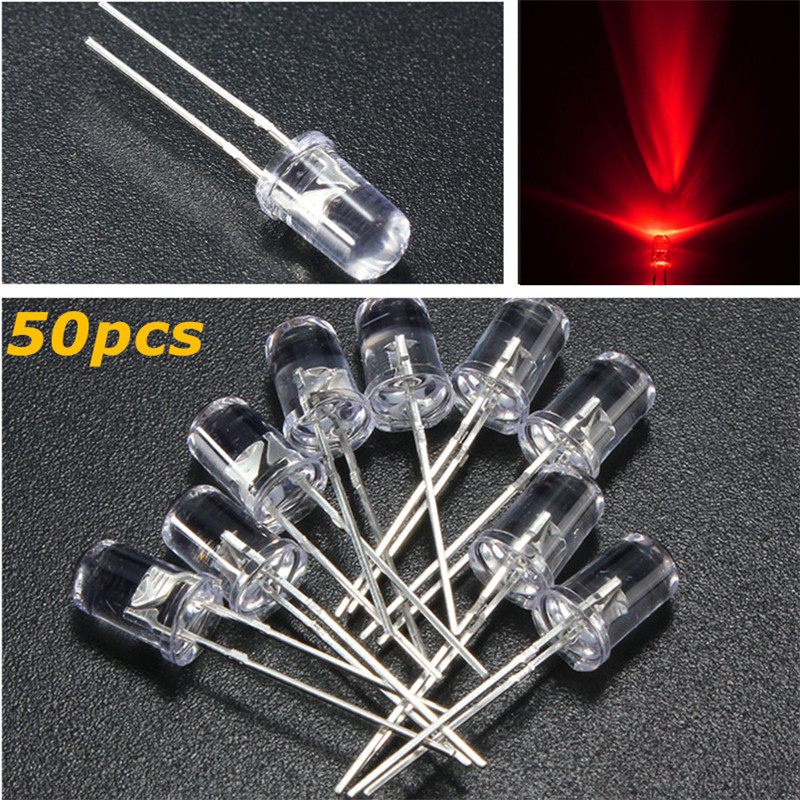 50Pcs-5mm-Round-Red-Green-Blue-Yellow-White-Water-Clear-Diffused-LED-Light-Diode-Lamp-1077217