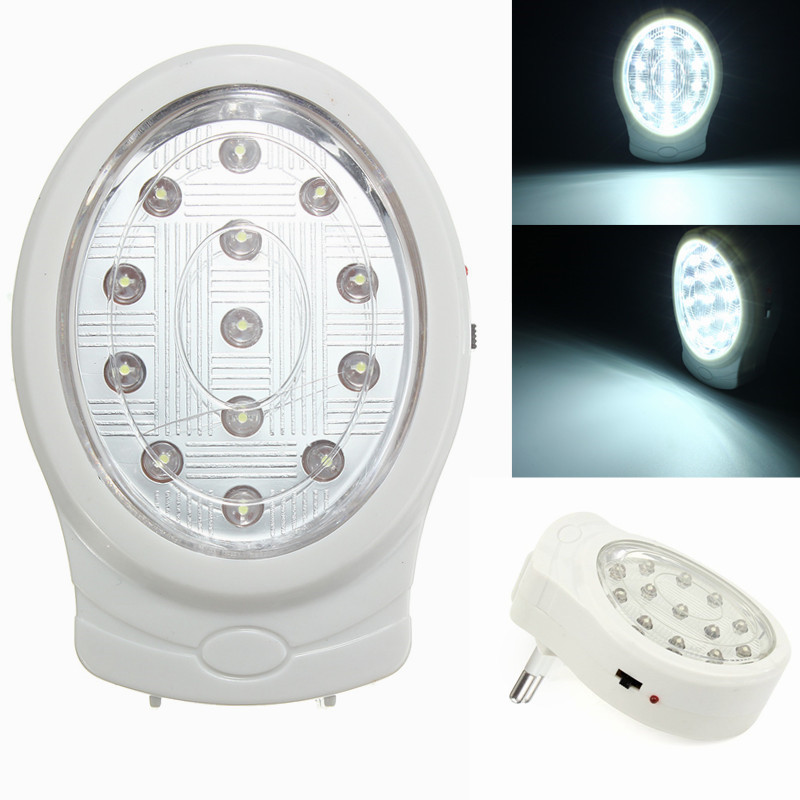 13-LED-Rechargeable-Wall-Emergency-Night-Light-Power-Automatic-Lamp-Bulb-110-240V-1074366