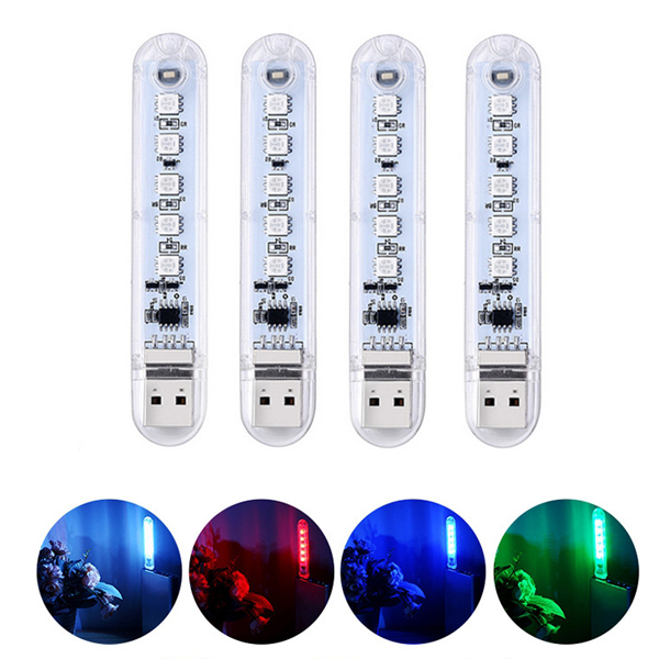 LUSTREON-Mini-USB-2W-SMD5050-RGB-5-LED-Camping-Night-Light-for-Power-Bank-Notebook-Computer-DC5V-1251132