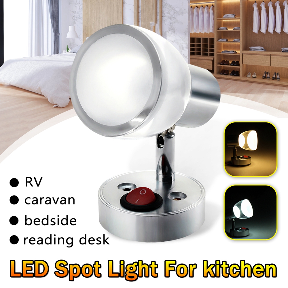 12V-3W-Frosted-Glass-LED-Mini-Spot-Light-Boat-Wall-Bedside-Reading-Lamp-1440483