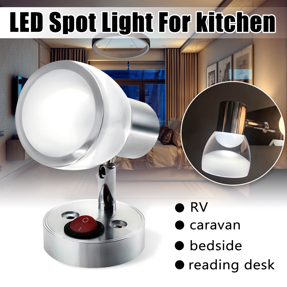 12V-3W-Frosted-Glass-LED-Mini-Spot-Light-Boat-Wall-Bedside-Reading-Lamp-1440483