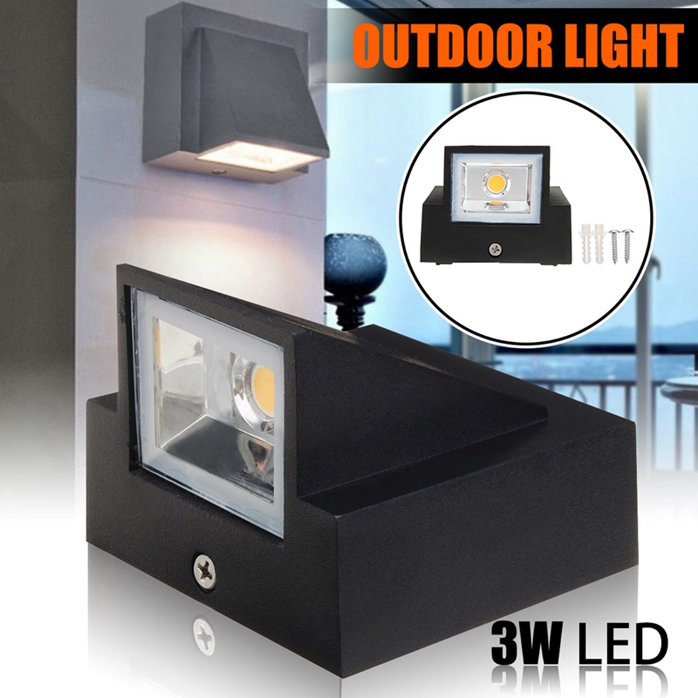 Waterproof-Outdoor-Indoor-3W-LED-Wall-Sconce-Light-Exterior-Gate-Garden-Yard--Lamp-Decor-AC85V-265V-1316662