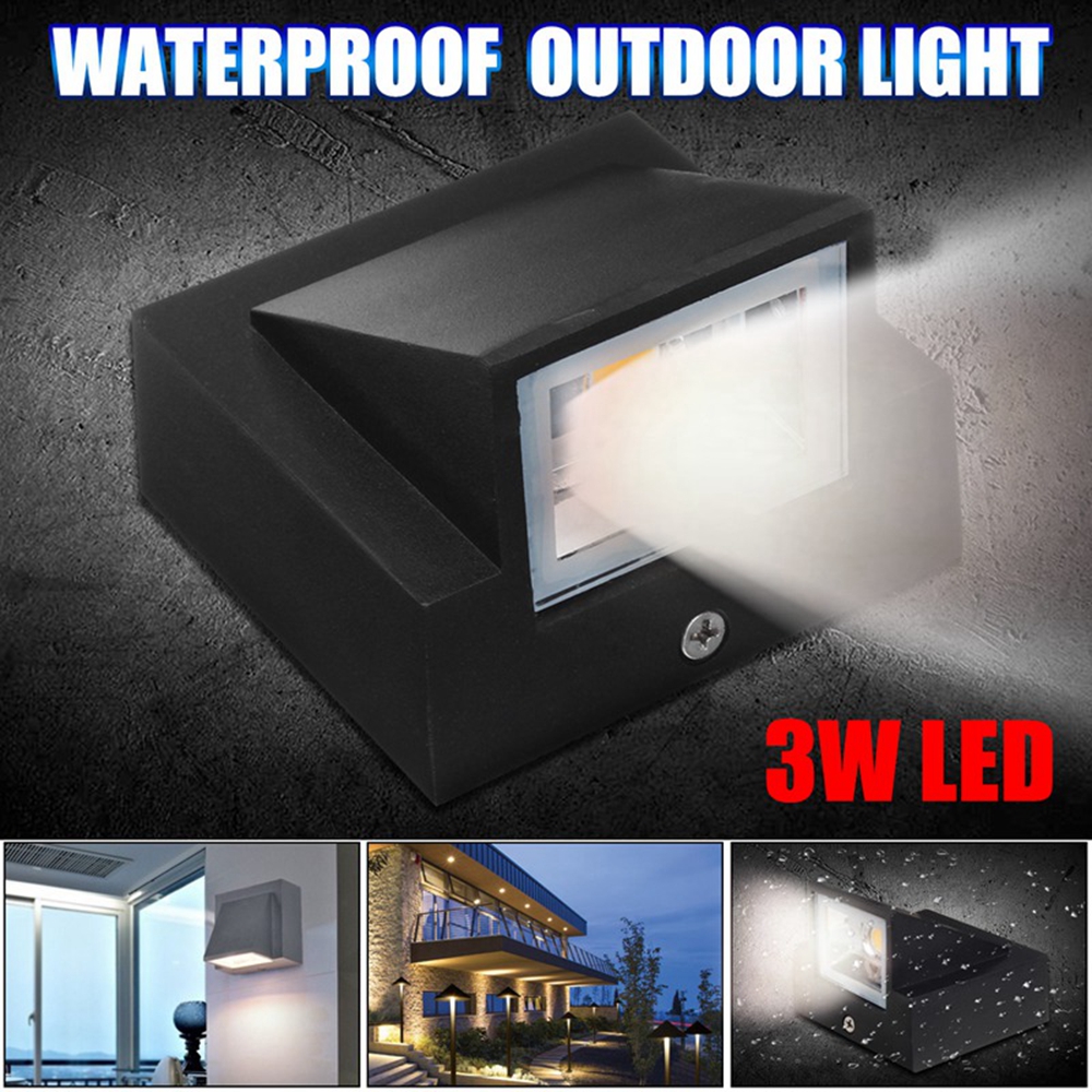 Waterproof-Outdoor-Indoor-3W-LED-Wall-Sconce-Light-Exterior-Gate-Garden-Yard--Lamp-Decor-AC85V-265V-1316662