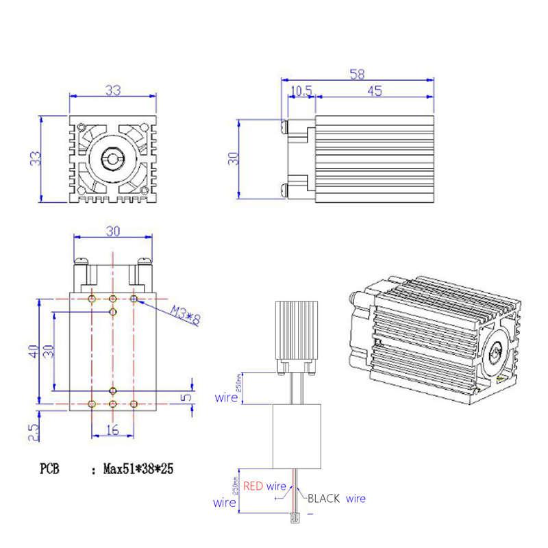 Powerful-2W-445nm-450nm-Blue-Laser-Diode-Module-2000mw-Engraver-with-405nm-Goggles-1184765