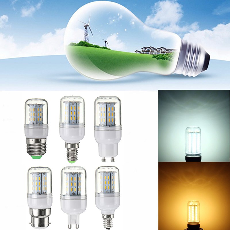 Dimmable-4W-E27-E14-E12-G9-GU10-B22-4014-SMD-LED-Corn-Light-Bulb-Lamp-AC220V-1126420