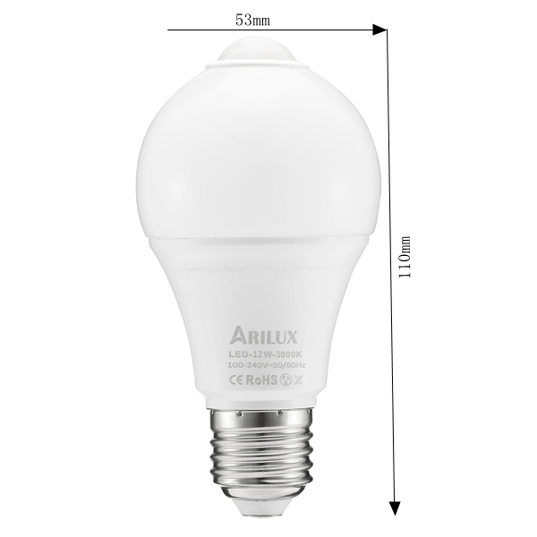 ARILUXreg-E27-12W-SMD2835-PIR-Infrared-Auto-Motion-Sensor-Light-Control-LED-Light-Bulb-AC100-240V-1180983