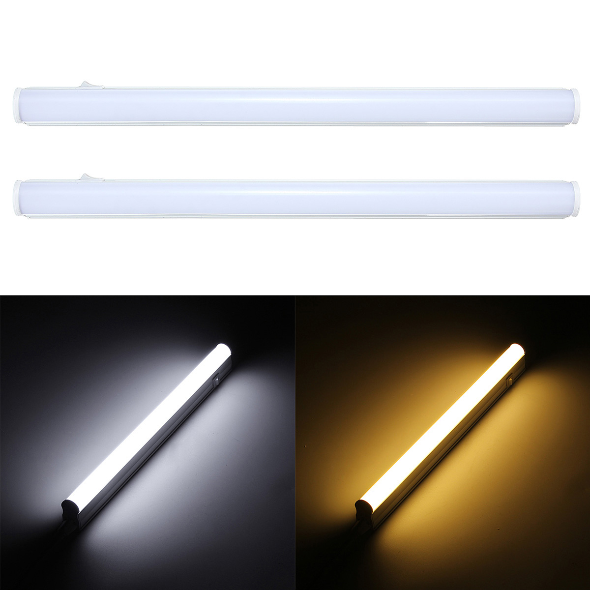 30cm-5W-440LM-SMD2835-T5-LED-Fluorescent-Tube-Light-with-Switch-WarmPure-White-AC85-265V-1126346