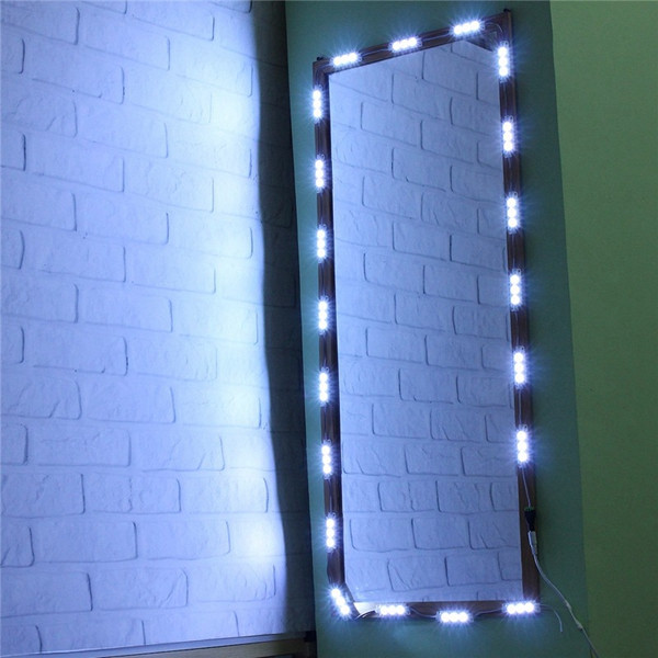 15M-SMD5630-Waterproof-White-LED-Module-Strip-Light-Kit-Mirror-Signage-Lamp--Adapter-DC12V-1112694
