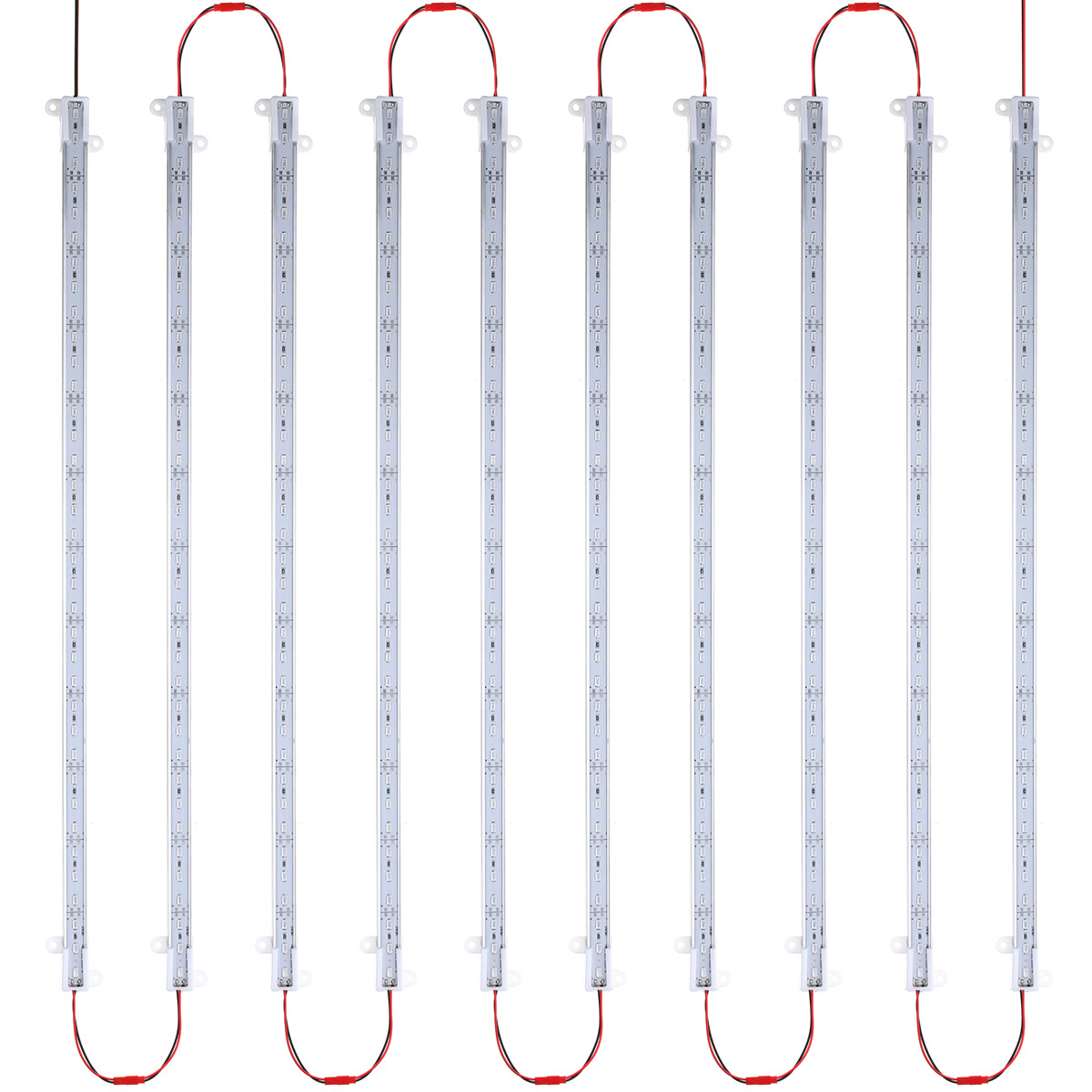 10PCS-50CM-SMD5730-RedBlue-51-LED-Plant-Grow-Rigid-Strip-Hydroponic-Bar-Light-Kit-DC12V-1261733