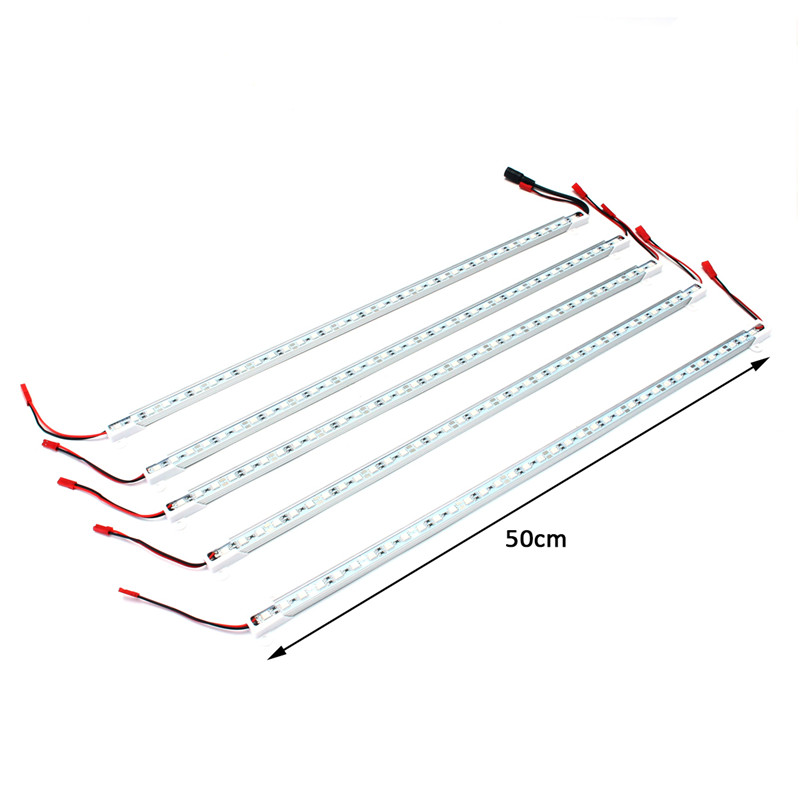 5PCS-50CM-SMD5050-RedBlue-51-Grow-Plant-LED-Strip-Light-with-Connector-for-Greenhouse-DC12V-1285483