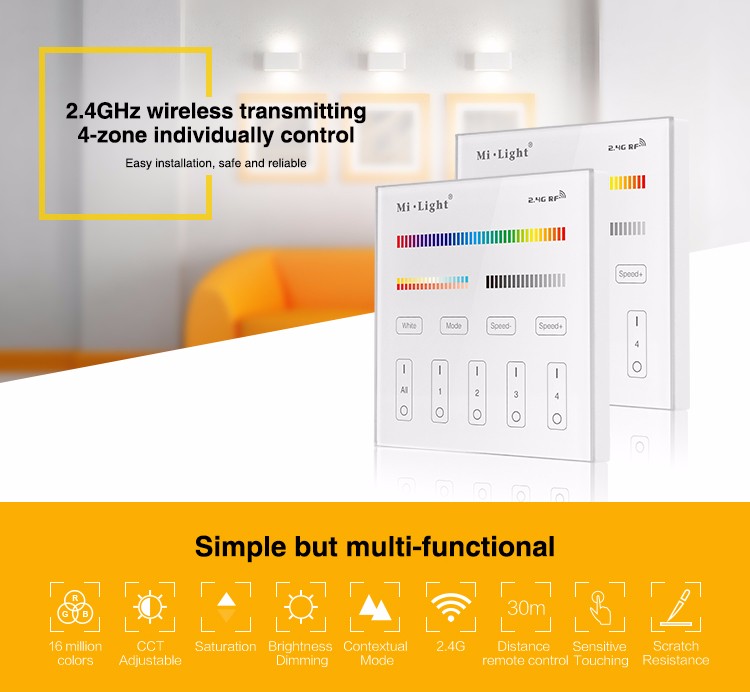 Mi-Light-Battery-Powered-B4-4-Zone-RGBCCT-Smart-Panel-RF-Controller-For-LED-Strip-Light-Lamp-Bulb-1143723