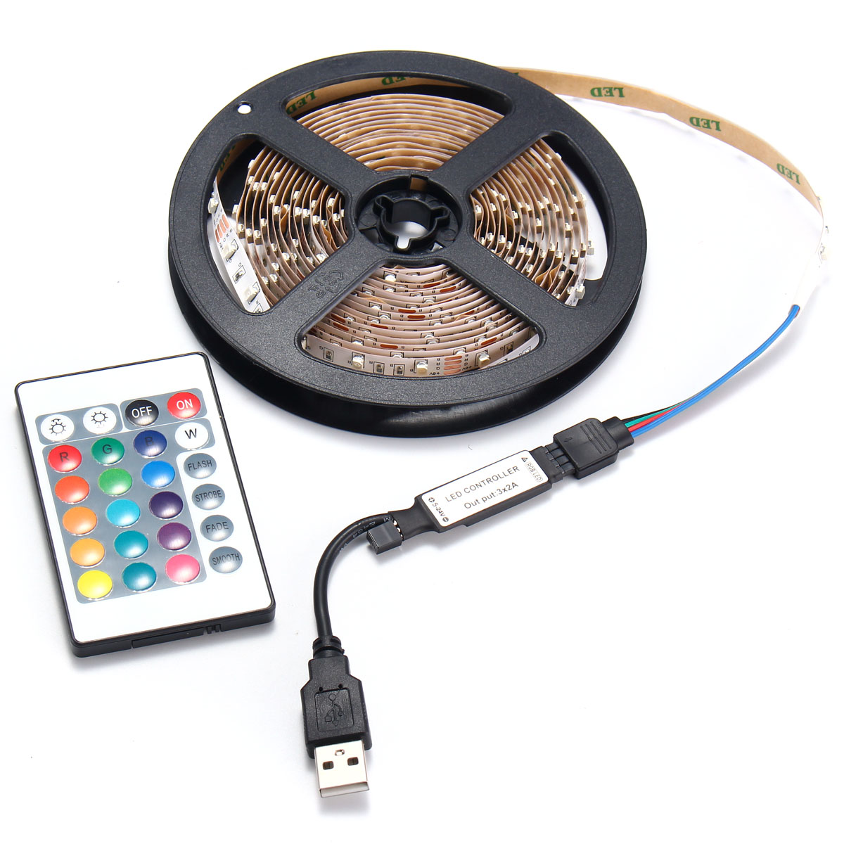 051234M-SMD3528-RGB-LED-Strip-Light-Non-Waterproof-TV-Backlilghting-Lamp--USB-Remote-DC5V-1139754