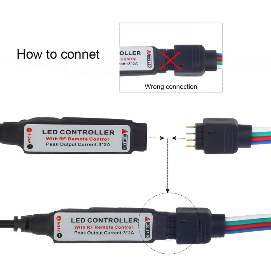 05M-1M-Non-waterproof-15Pin-SATA-Magnetic-RGB-PC-Case-LED-Strip-Light--17Keys-Remote-Control-DC12V-1327212