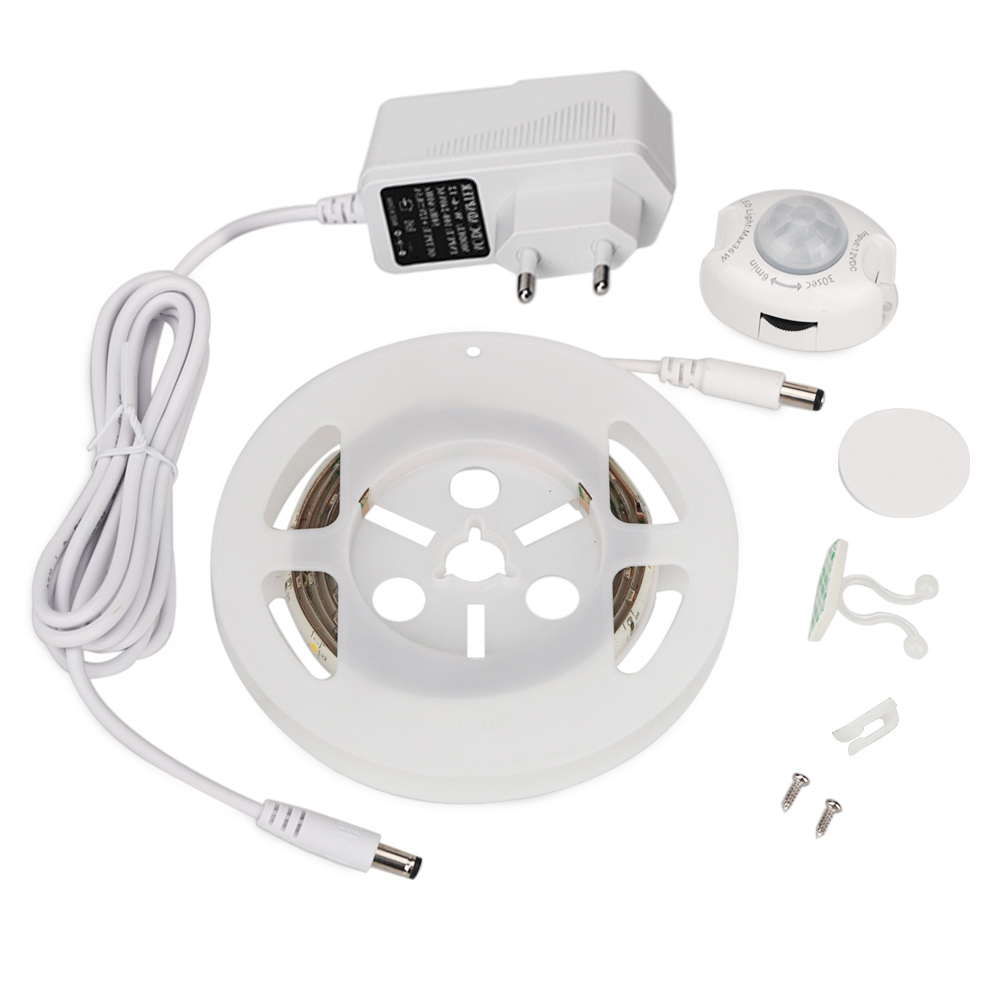 15M-72W-SMD3528-Waterproof-Motion-Sensor-Timer-Adjustable-Warm-White-LED-Strip-Light-DC12V-1230603