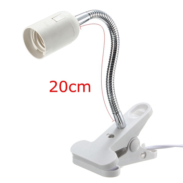 10203040cm-EU-Plug-E27-Flexible-Clip-on-Switch-LED-Light-Lamp-Bulb-Holder-Socket-Converter-1073622