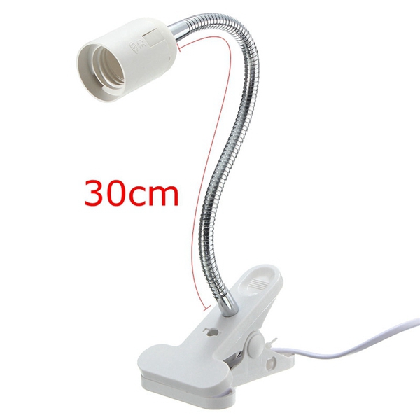 10203040cm-EU-Plug-E27-Flexible-Clip-on-Switch-LED-Light-Lamp-Bulb-Holder-Socket-Converter-1073622