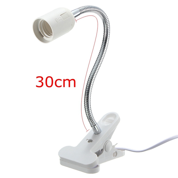 10203040cm-US-Plug-E27-Flexible-Clip-on-Switch-LED-Light-Lamp-Bulb-Holder-Socket-Converter-1073620