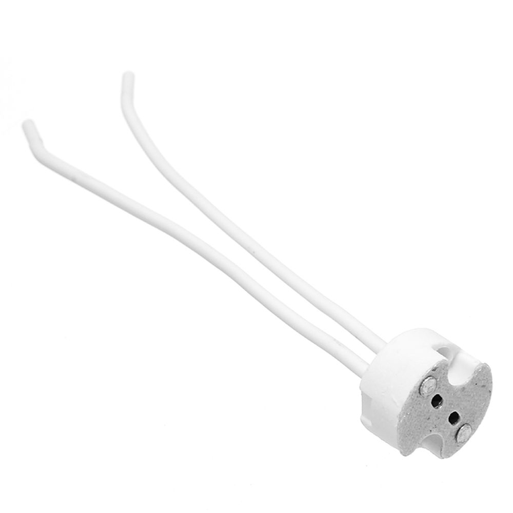 10PCS-MR16-G4-Ceramic-Lamp-Holder-Socket-Connector-LED-CFL-Halogen-Adapter-with-Wire-1372927