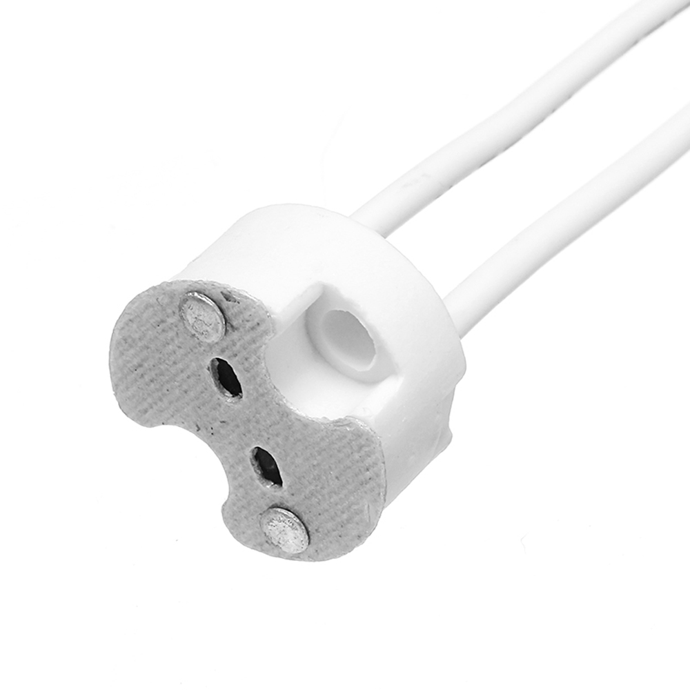 10PCS-MR16-G4-Ceramic-Lamp-Holder-Socket-Connector-LED-CFL-Halogen-Adapter-with-Wire-1372927