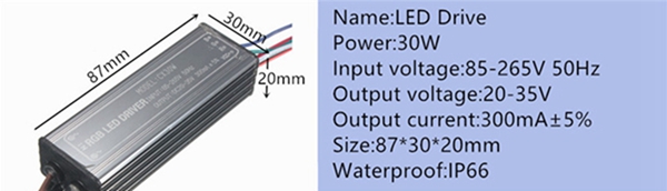 30W-RGB-Chip-Light-Bulb-Waterproof-LED-Driver-Power-Supply-with-Remote-Controller-1051434