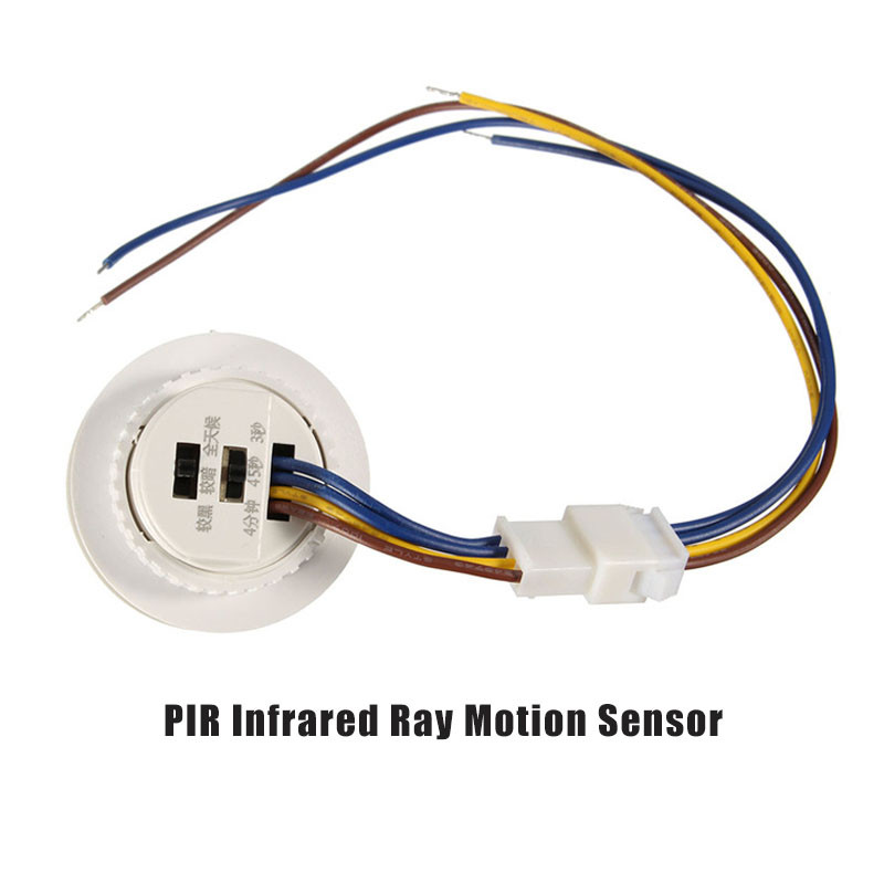 40mm-PIR-Infrared-Ray-Motion-Sensor-Switch-Time-Delay-Adjustable-Mode-Detector-1089310