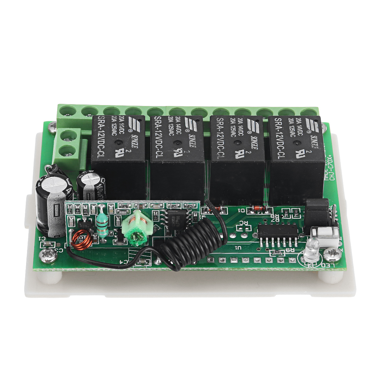 DC12V-4-Transmitter-amp-Receiver-Relay-4CH-433MHz-Wireless-Remote-Control-Light-Switch-1292651