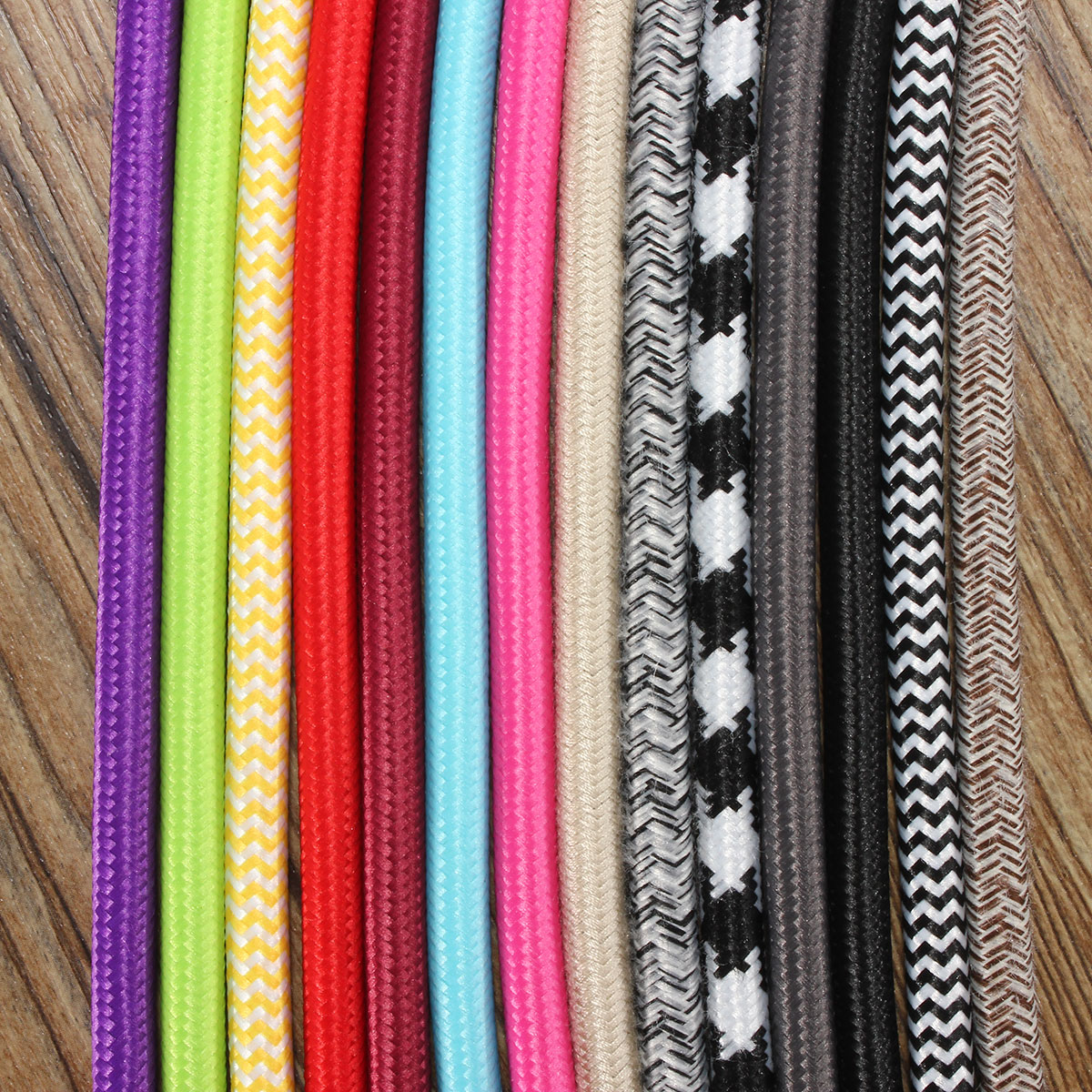 1M-2-Cord-Color-Vintage-Twist-Braided-Fabric-Light-Cable-Electric-Wire-1069141