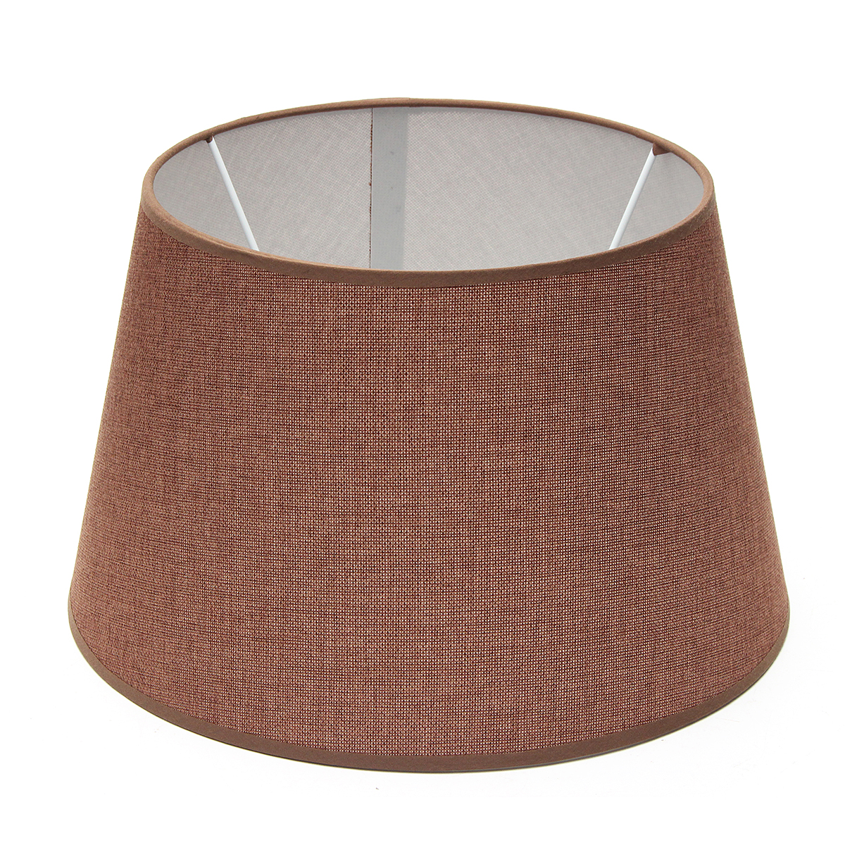 265x355x215MM-Cotton-Textured-Fabric-PVC-Linen-Shade-Desk-Ceiling-Lampshade-1173206