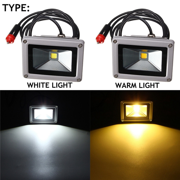 10W-12V-LED-Flood-Spot-Lightt-Work-Lamp-with-Car-Charger-Waterproof-For-Camping-Travel-1131955