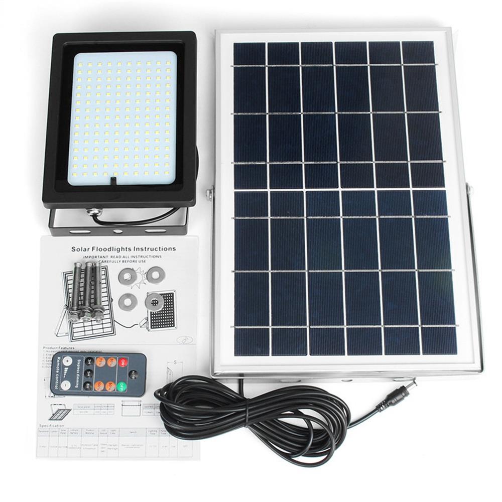 10W-150-LED-Solar-Powered-Light-Sensor-Floodlight-Outdoor-Security-Wall-Lamp-with-Remote-Control-1325397