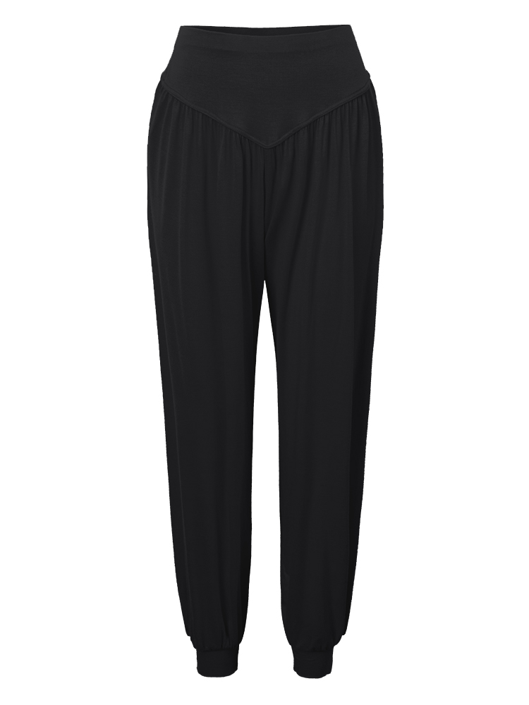 Hot-Wide-Leg-Elastic-Harem-Yoga-Pants-High-Waist-Sport-Dance-Loose-Trousers-950623