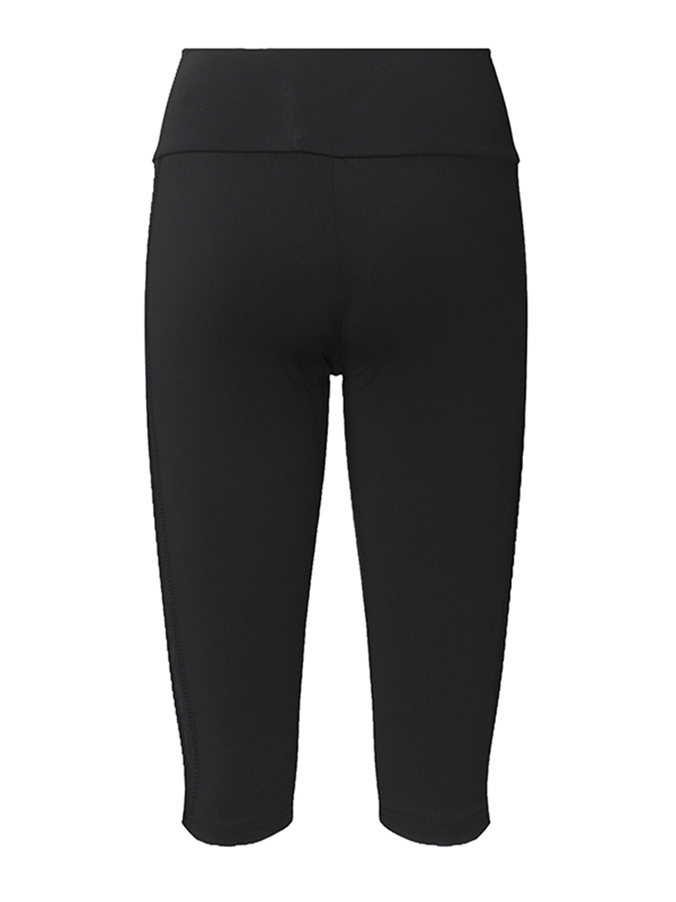 Sports-Casual-Women-Mesh-Patchwork-High-Waist-Cropped-Leggings-1154953