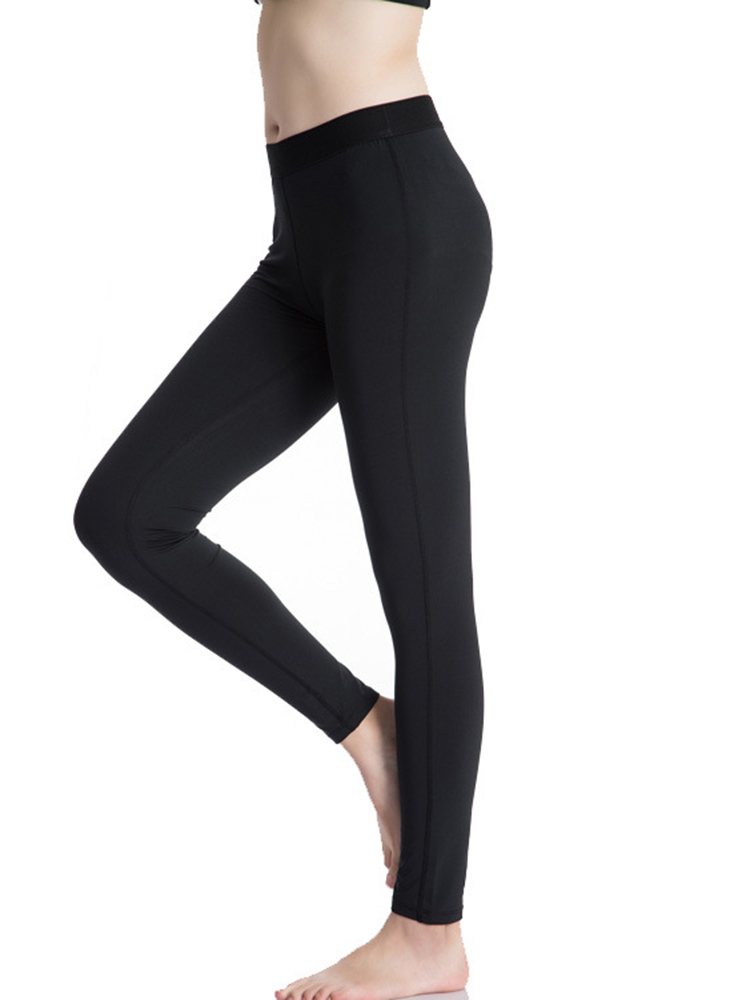 Woman-Comfy-High-Elastic-Sports-Leggings-Mid-Waist-Breathable-Fitness-Yoga-Ninth-Pants-1083750