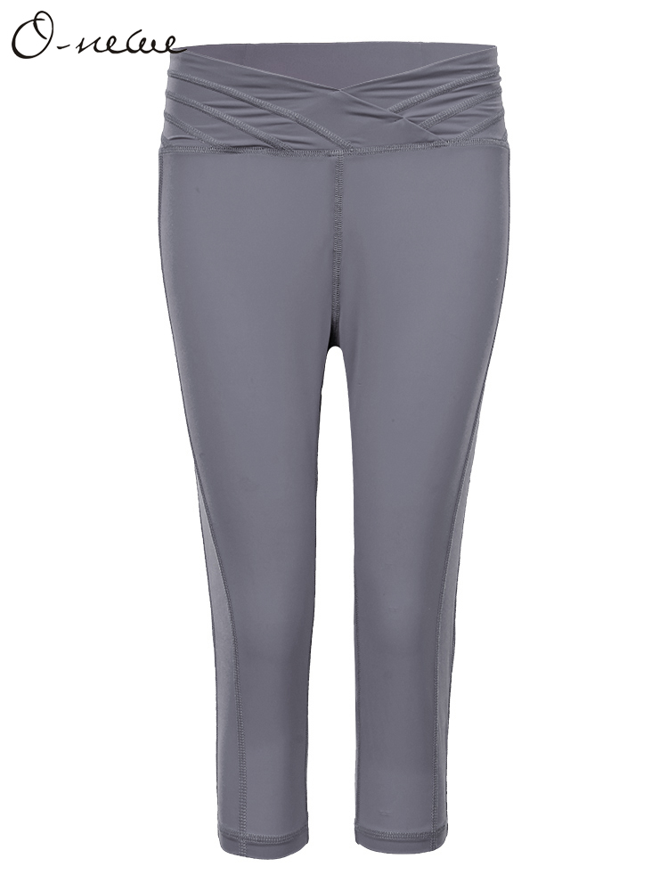 S-5XL-Casual-Women-Slim-Stretch-Sport-Yoga-Cropped-Pants-1090623