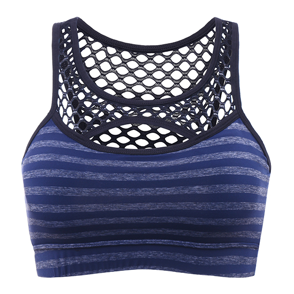 Comfort-Wireless-Stripe-Vest-Hollow-Out-Mesh-Shockproof-Sport-Bra-1118810