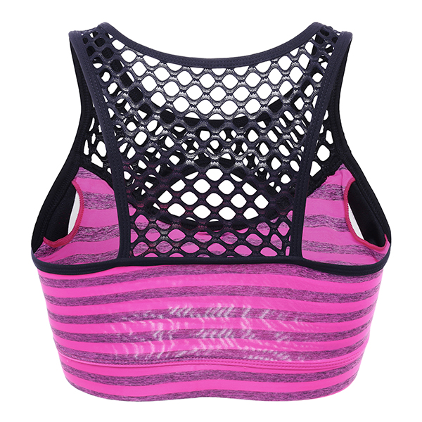 Comfort-Wireless-Stripe-Vest-Hollow-Out-Mesh-Shockproof-Sport-Bra-1118810