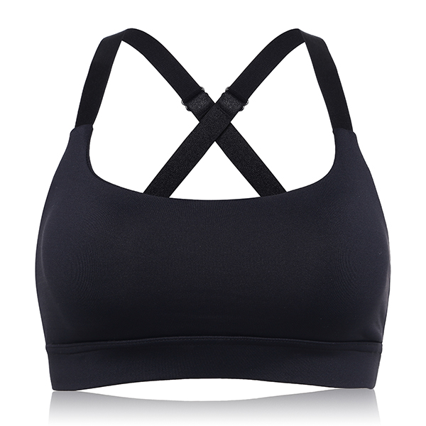 Cross-Back-Wireless-Sports-Bra-Black-Adjusted-Breathable-Yoga-Vest-1131699