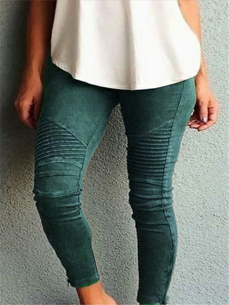 Casual-Women-Solid-Color-Trousers-Leggings-1421361