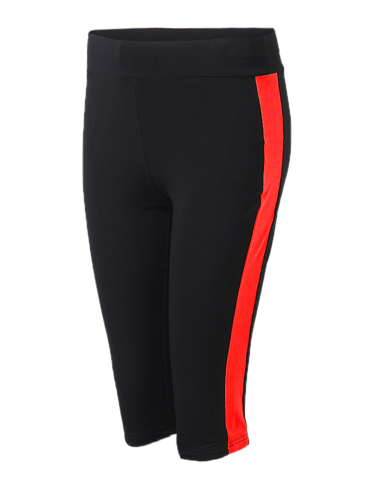 Sport-Women-Contrast-Color-Fitness-Elastic-Yoga-Slim-Leggings-1062850