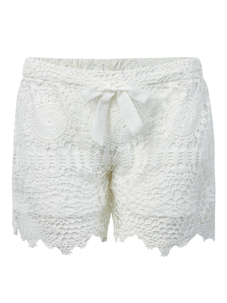 Lace-Hem-Crochet-Shorts-For-Women-Beach-Hollow-Out-Short-Pants-981473