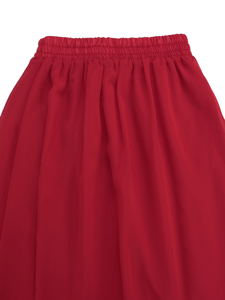 Bohemian-Women-Pleated-Pure-Color-Chiffon-Skirts-1153408