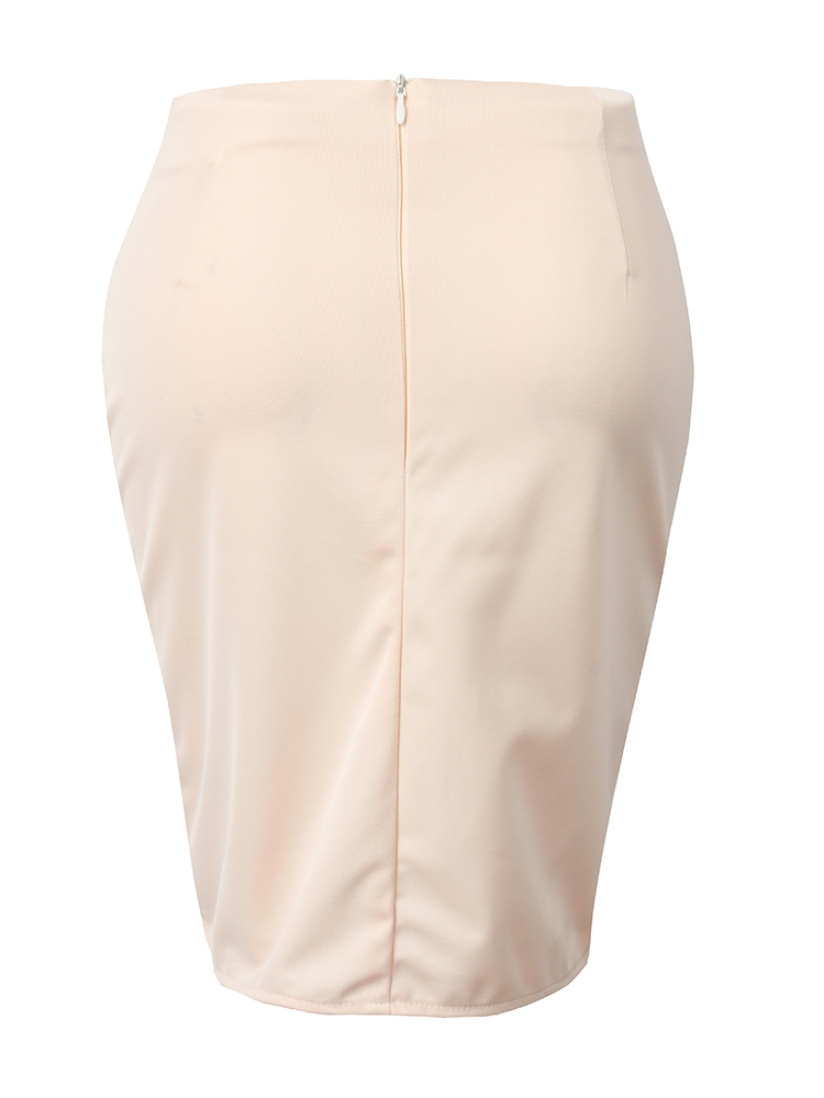 Elegant-Women-High-Waist-Solid-Asymmetric-Pleated-Package-Hip-Pencil-Skirt-1030011