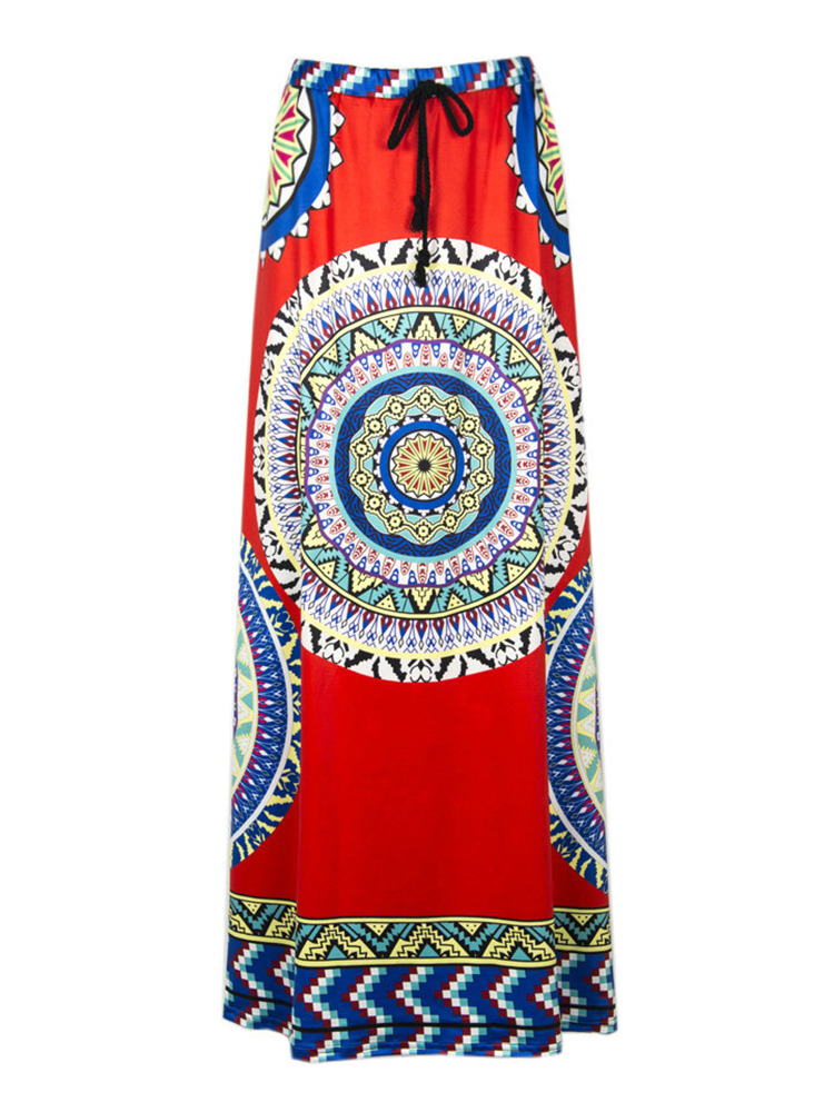 Ethnic-Style-Bohemian-Women-High-Waist-Geometric-Printed-Maxi-Skirt-1041312