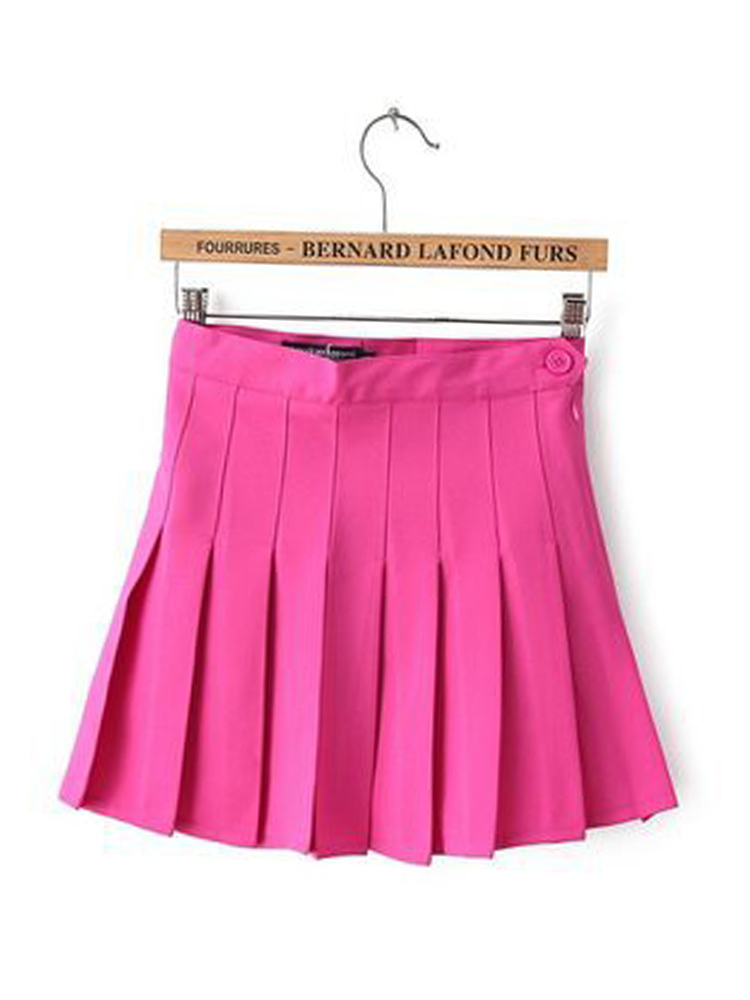 Sweet-High-Waist-Pleated-Button-Women-Tennis-Mini-Skirts-1113178