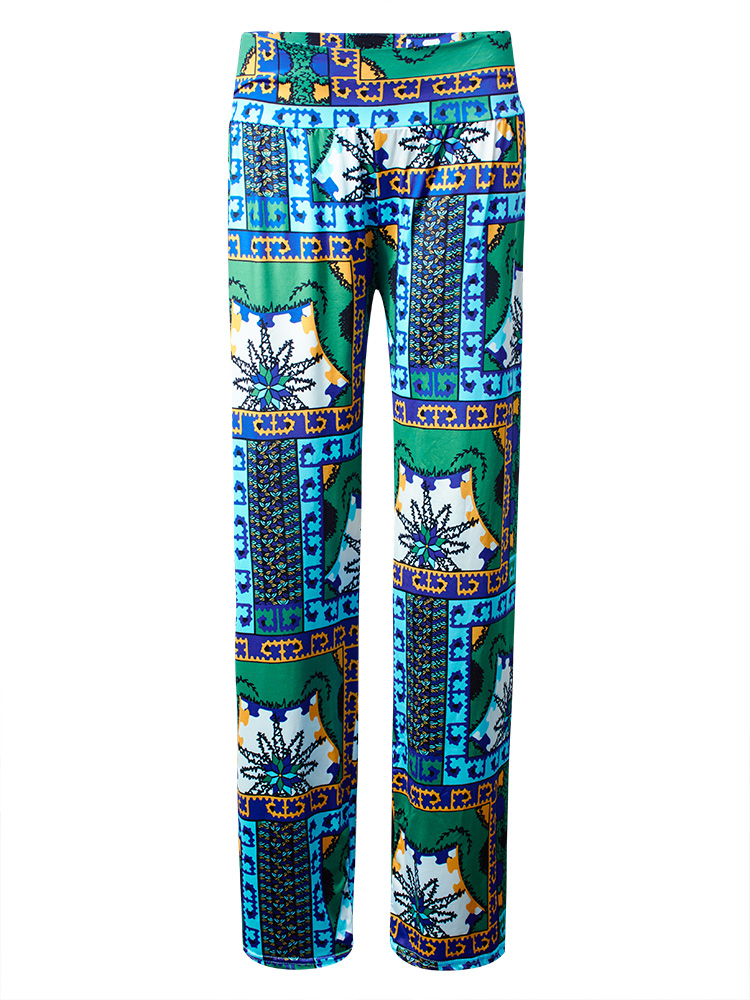 Bohemian-Floral-Stretch-Waist-Women-Wide-Leg-Pants-1047977